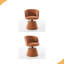 Adjustable Height 360° Swivel Bar Stool, Modern Chenille Upholstered Round Dining Chair, Ergonomic Accent Vanity Chair for Bedroom,Single Pack-129867400