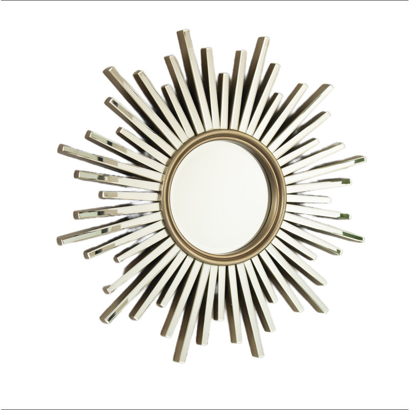 Miroir 33 po Gemme, miroir décoratif en forme de Sunburst