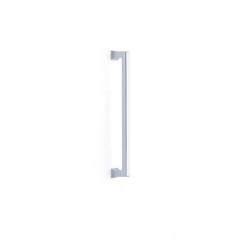Emtek Alexander Glass Shower Door Appliance Pull (GBTB), Polished Chrome, 12"