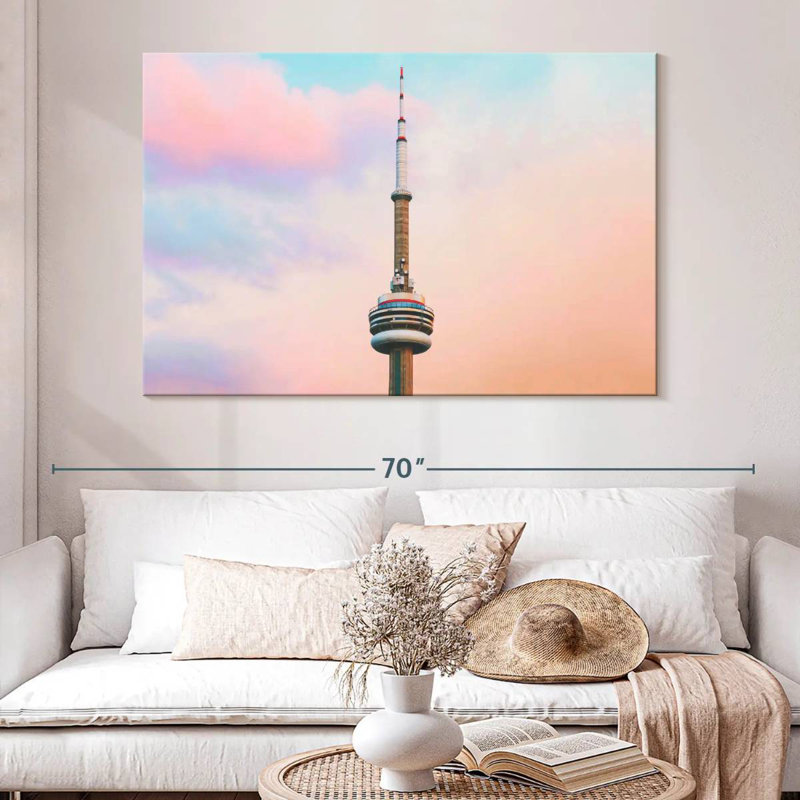 Lilie CN Tower, 34" H x 51" W