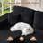 Seren Boneless 106" Modular L-shaped Sectional Sofa With Ottoman, No-assembly Cloud Couch, Boneless Design For Modern Living-116240541-116240536