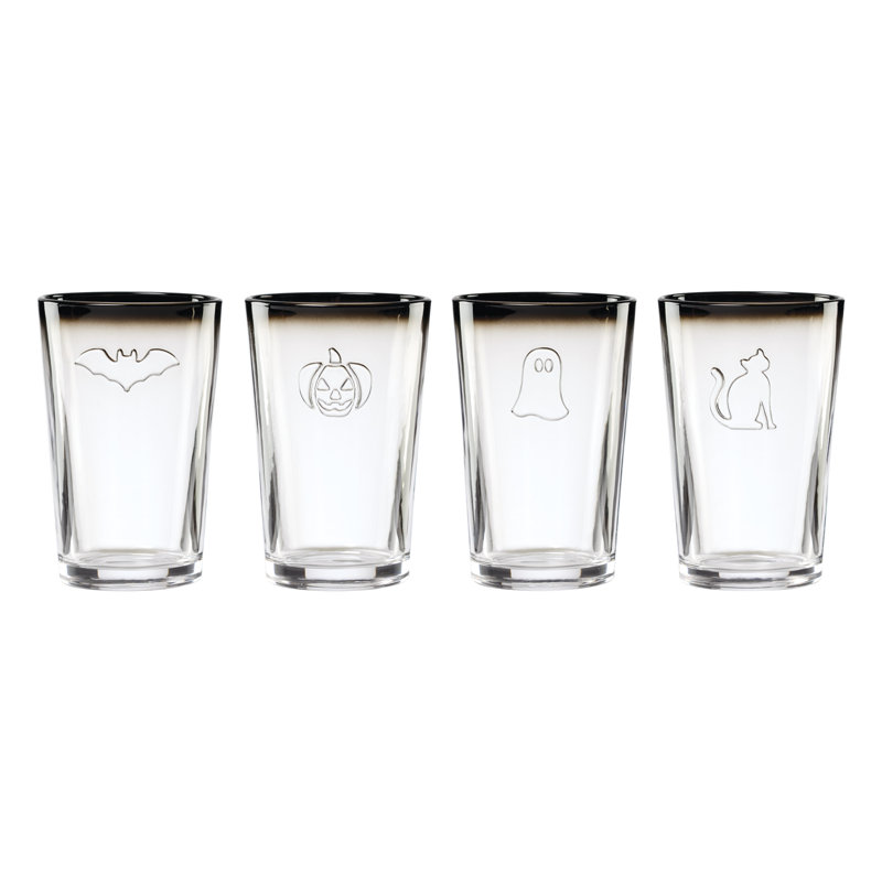 Lenox Halloween Embossed Tumblers, Set Of 4