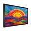 Arc-en-ciel sur des montagnes colorées abstraites - art mural arc-en-ciel-1275515777-1118524308
