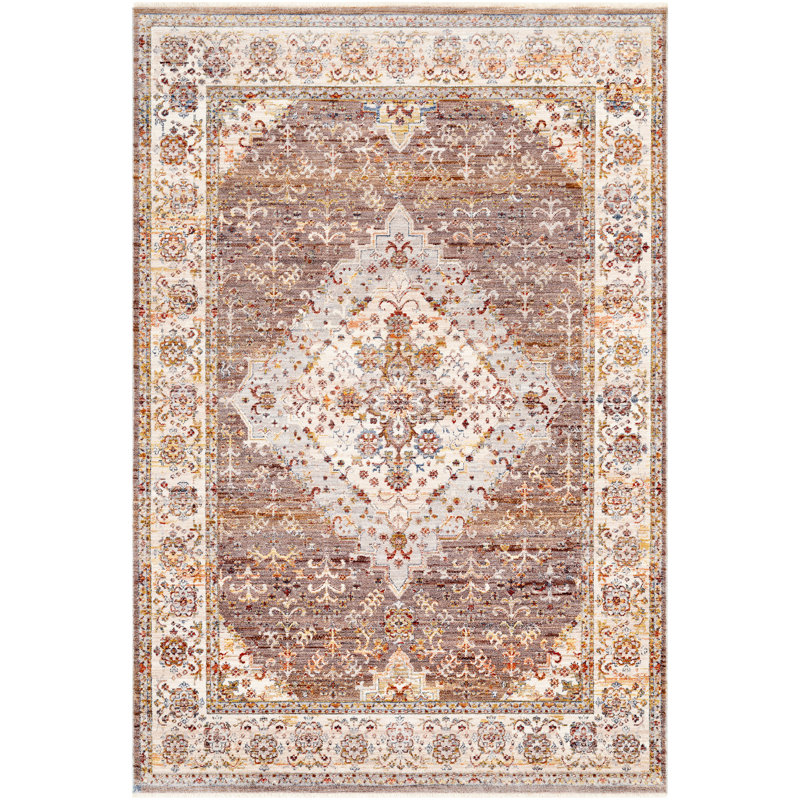 Tapis oriental gris / taupe Gilstrap, Rectangle 8 pi 10 po x 13 pi