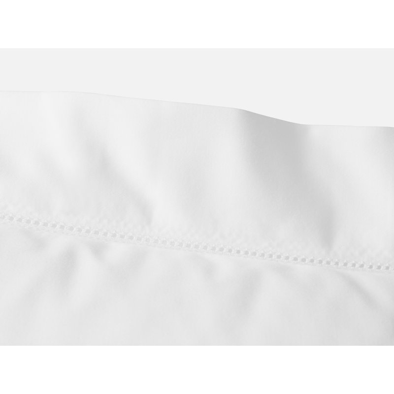 Heirloom Organic Sateen Sham Alpine White, Standard, Alpine White