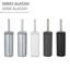 Alassio toilet brush holder, white steel, toilet brush holder-910332935