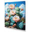 Cactus rose en fleurs au Nevada - Art mural floral cactus-568373160-602033835