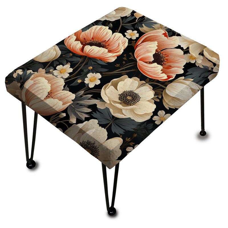 Repose-pieds rectangulaire rétro Vintage Classic