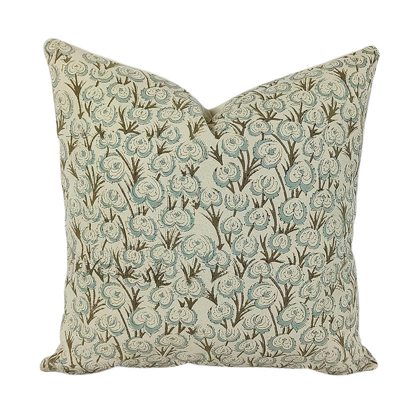 Housse de coussin Block Print, 14 po x 20 po