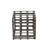 Coyer 12 Bottle Tabletop Wine Bottle Rack in Black