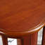 Console noyer massif et bois manufacturé