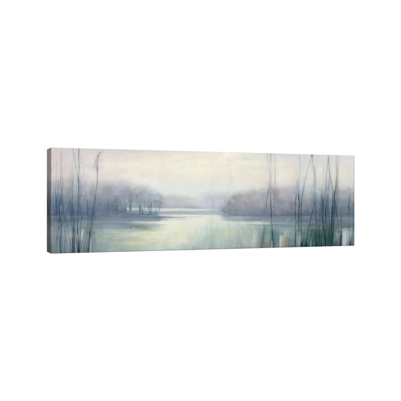 Baldwinsville Misty Memories by Julia Purinton - Wrapped Canvas Panoramic Print, 152.4 cm H x 50.8 cm W x 1.91 cm D