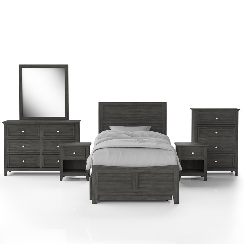 Copake Solid Wood Piece Bedroom Set