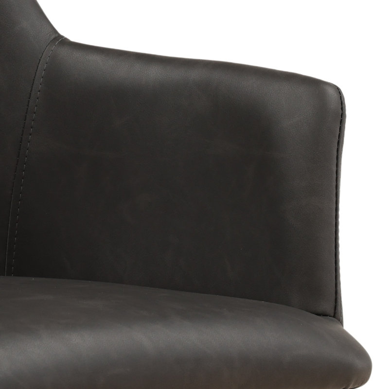Fauteuil Romano, Gris anthracite