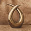 Sculpture en boucle - bronze