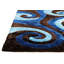 Tapis modernes Handister Rugs 3-D-805 chocolat moderne 7,5 po x 10,4 po-1318659959