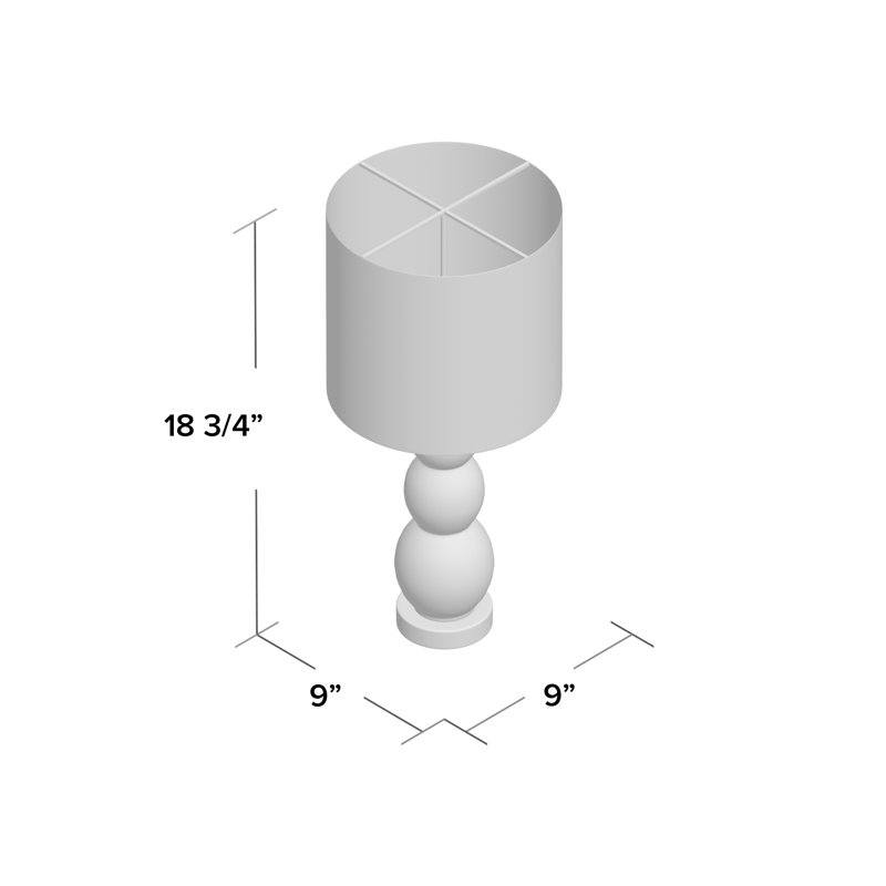 Bowers Glass Table Lamp
