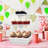 3-Tier Cupcake Stand - Square Display Stand for Birthday, Tea Party, Wedding, or Baby Showers - Dessert Table Display Set (White)