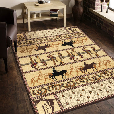 Tapis beige Tribes Gcyls4009 5 pi 3 po x 7 pi 3 po Fabrication en polypropylène. Pour les maisons occupées. Teinture. & Pet. Fabriqué en Turquie. Doux avec dossier en jute. Épaisseur de 0,38 po. Idéal pour les vestibules et les meubles.