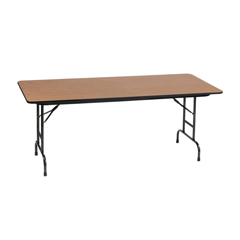Table Pliante Rectangulaire, H 29 po x L 96 po x l 30 po, Chêne moyen