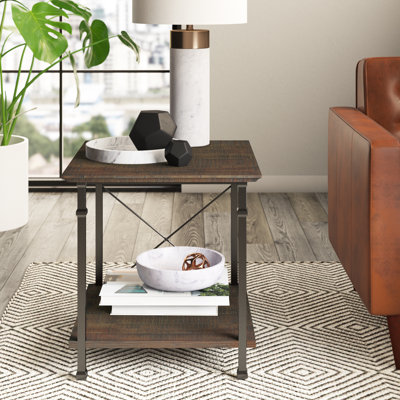 Zona Solid Wood Top End Table