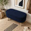 Banc de rangement avec repose-pieds ovale-62776089