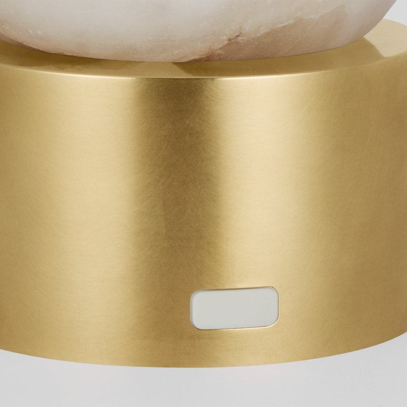 Mina Alabaster Accent Rechargeable Table Lamp