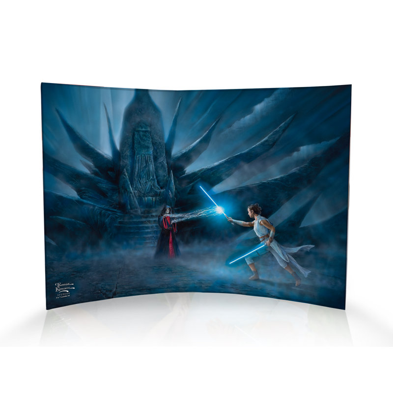 Star Wars (Réveil de Rey), impression acrylique incurvée