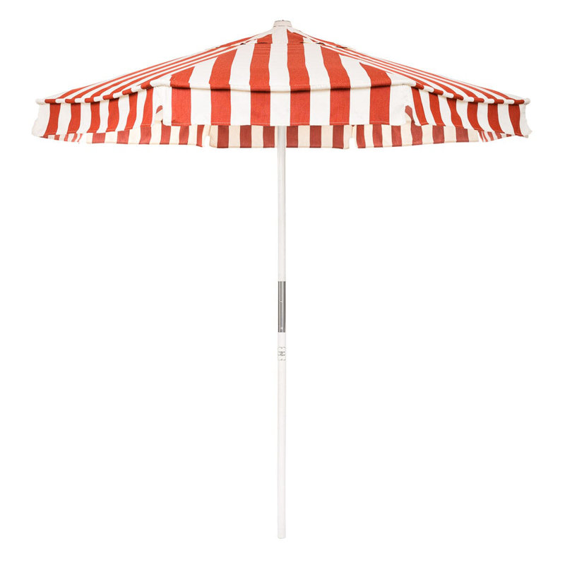 Market 84'' W Umbrella, Red/White