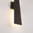 Annette Large LED Outdoor Wall Sconce, Black