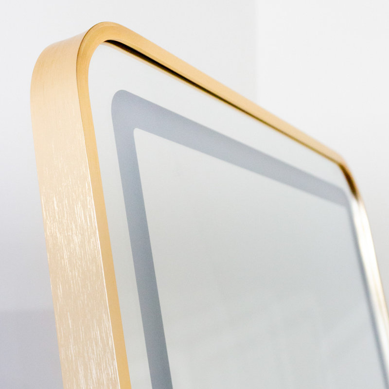 Deneane Metal Rectangle Mirror