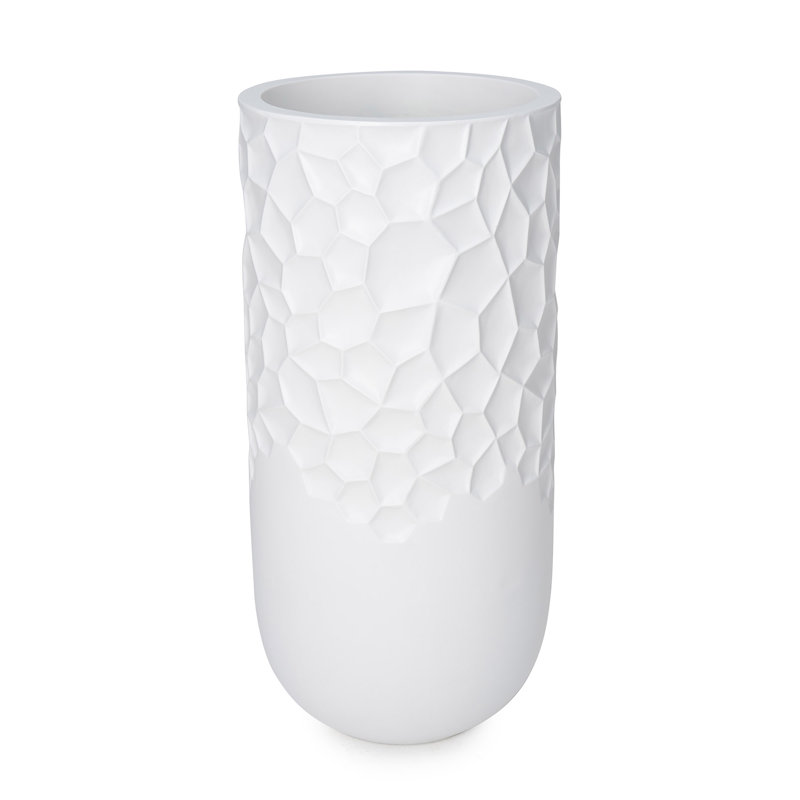 Maryvel Planter In Matte 36 Inch Height, White