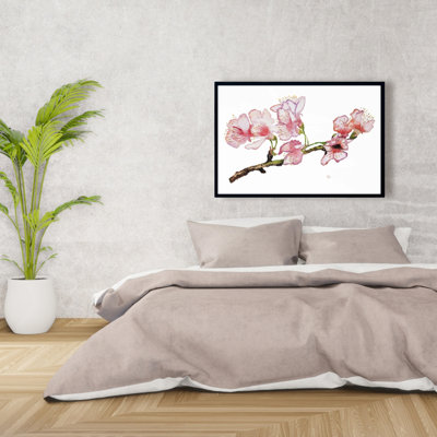 " Branch Of Cherry Blossom In Pink "