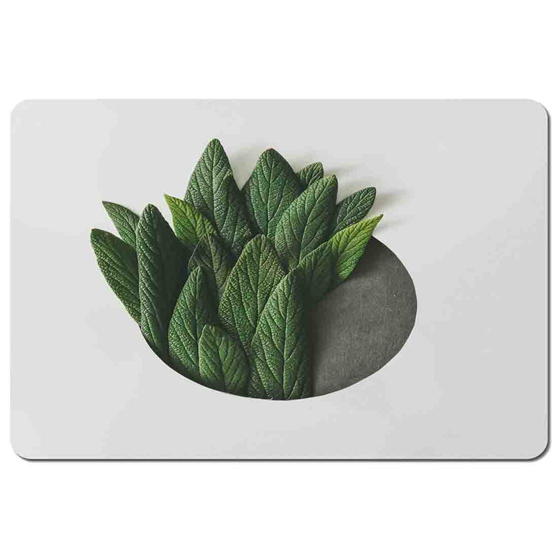 Mosira Polyester Coated Hardwood Rectangle Placemat