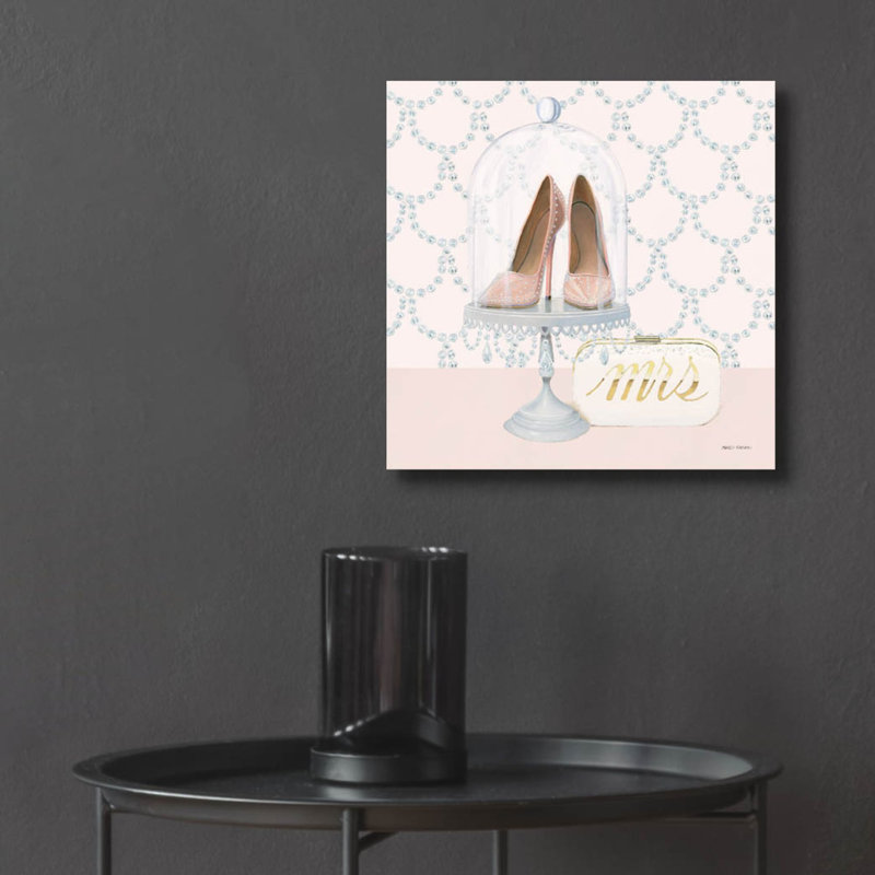  «Wedding Glamour 2» par Marco Fabiano, art mural en verre acrylique, 12 po x 12 po
