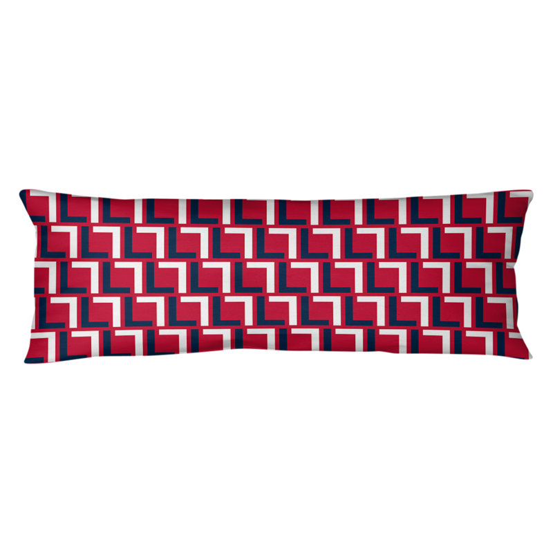 Polyester Medium Pillow, Nautical Blue/White/Red, Polyester