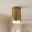Plafonnier encastré en verre 1 lumière