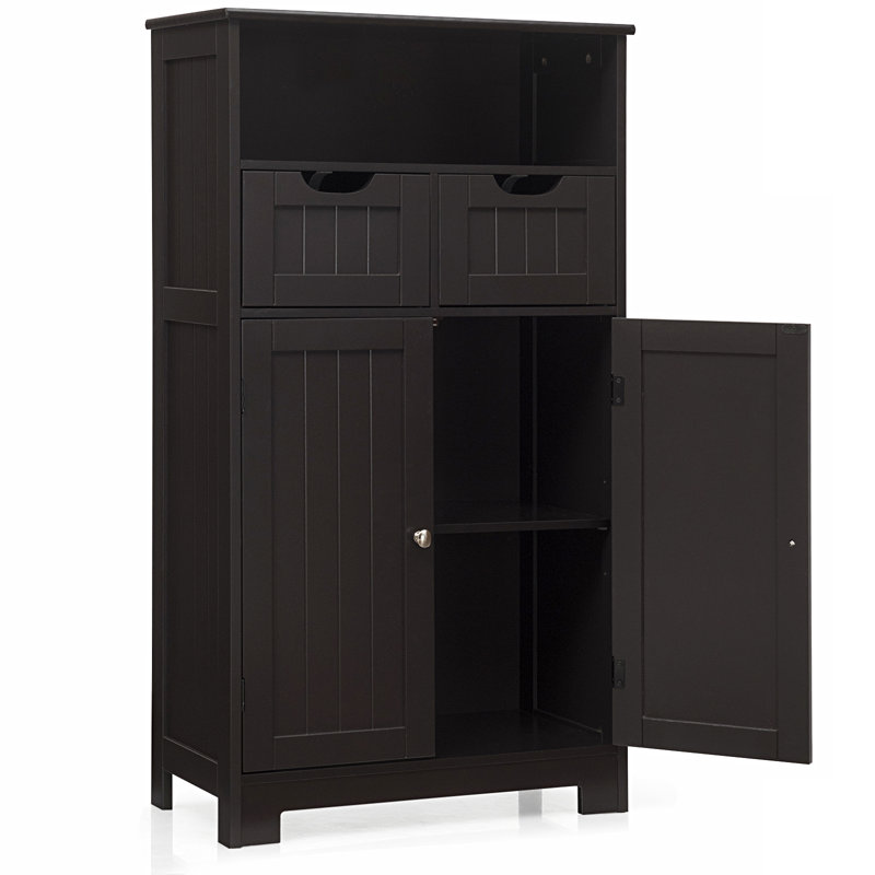 Rumaysaa Bathroom Cabinet, Espresso