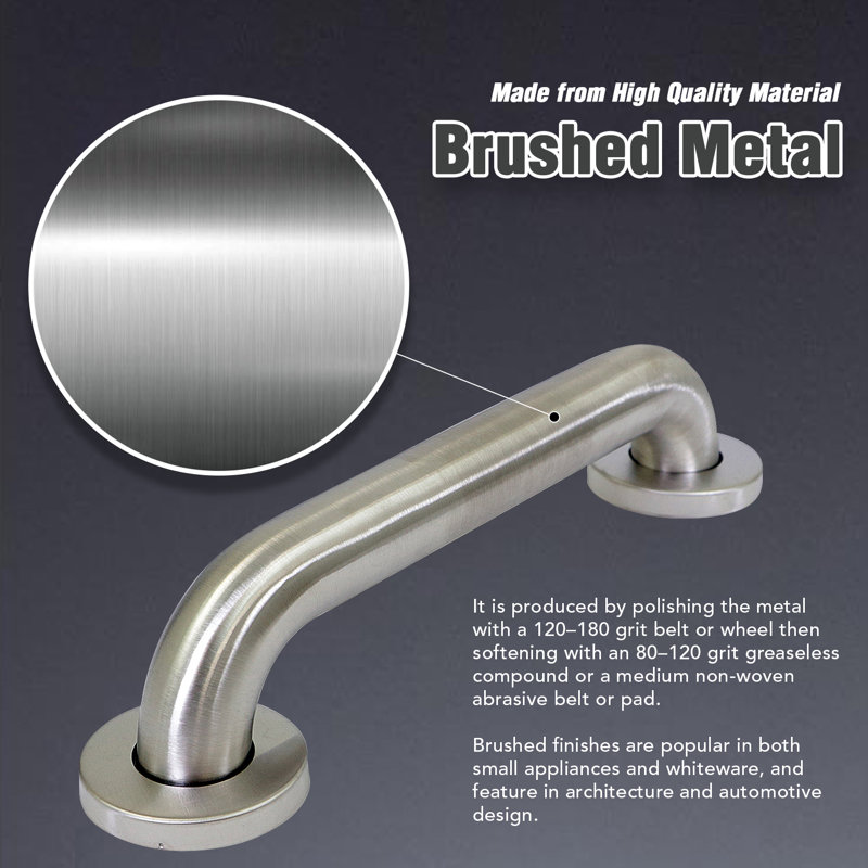 Highcraft Grab Bar for Bathtubs and Showers, Shower Grab Bars for Seniors and Elderly, Safety Bar for Bathroom 1.25" ADA Compliant Grab Bar, Heavy Duty Stainless Steel Shower Handle Wall Mount