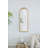 19"X56" Wood Floor Mirror, Full Body Mirror Dressing Make Up Mirror