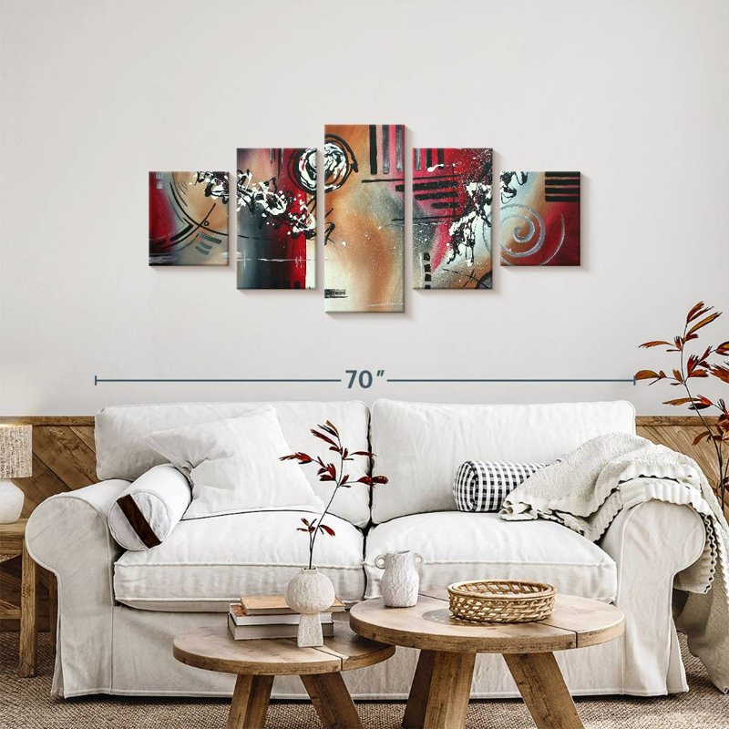 Red Divinity, 24" H x 55" W