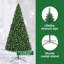 13.12' H Lighted Artificial Christmas Tree