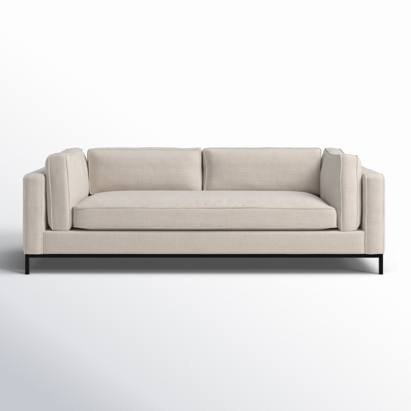 Grammercy Sofa, Beige Polyester Blend