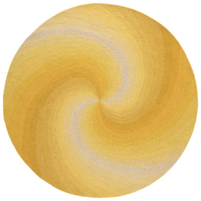 Novelty 202 Hand Tufted 80% Wool; 20% Cotton Spiral Rug