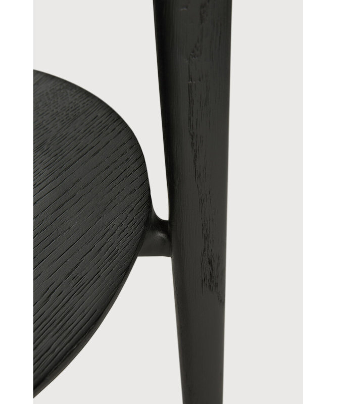 Bok Solid Wood End Table, Black