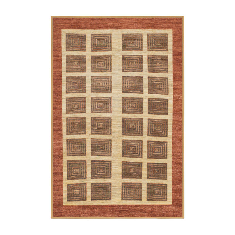 Tapis abstrait moderne 1412, Rectangle 8 pi x 12 pi