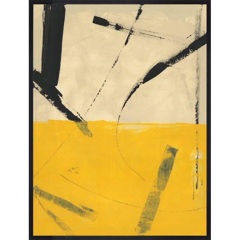 «High Shape II» par David Erickson - peinture sur toile à cadre flottant