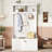 Hall Tree with Storage Shoe Bench for Entryway and Hallway-2069005395