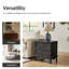 Hippe 61cm W Transitional Wood Bedside Table with Charging Station and Cord Management-1467316450