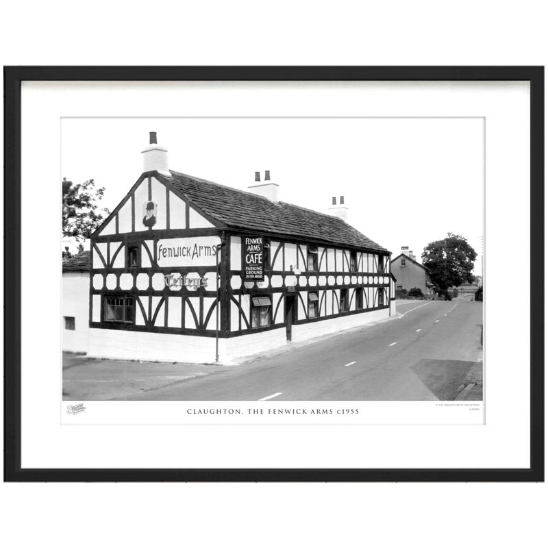 Claughton, the Fenwick Arms C1955 1 Piece Single Picture Frame Wall Art, 60cm H x 80cm W x 2.3cm D